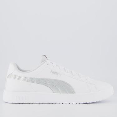Imagem de Tênis Puma Rickie Classic Feminino Branco e Cinza, 36