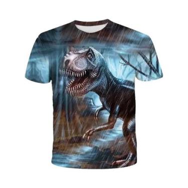 Imagem de Camiseta De Dinossauro Para Bebês Meninos, Camisetas Infantis De Verão