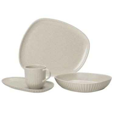 Imagem de Aparelho de Jantar 16 Peças Luna Sand Oxford
