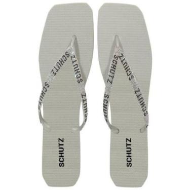 Imagem de Chinelo Schutz Prata-Feminino