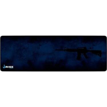 Imagem de Mousepad Gamer Rise Mode Speed, M4A1, Estendido (900x300mm), Azul - RG-MP-06-M4A-Unissex