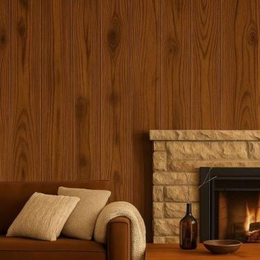 Imagem de Papel De Parede Vinilico Madeira Rolo 0,53x10m Vinil PVC - Plast.co