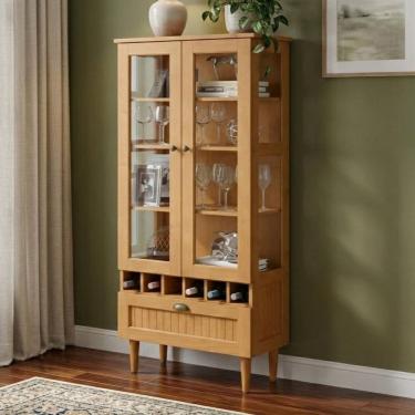 Imagem de Cristaleira Duas Portas De Vidro Roma Cavazotto