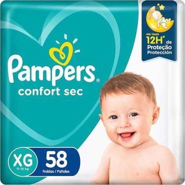 Imagem de Fralda descartavel pampers confort sec super xg c/58 un