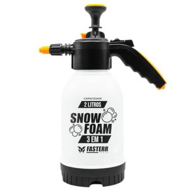 Imagem de Pulverizador de Espuma Fasterr 2L Snow Foam Manual 3 em 1 – Borrifador de Alta Pressão para Lavagem Automotiva e Detalhamento com Bocal Duplo