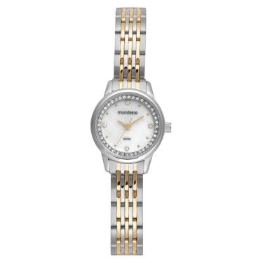 Imagem de Relógio MONDAINE feminino analógico bicolor 32751LPMVBE3