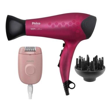 Imagem de Secador de Cabelo com Difusor Philco PSC2350 e Depilador Series 2000 B