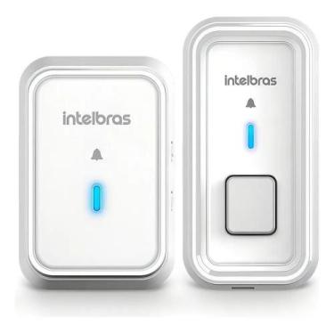 Imagem de Campainha Sem Fio Intelbras Cib 101 Com Protetor 2 Entradas - Congratu