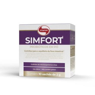 Imagem de Simfort - Probiótico 10 Sachês (2g cada) - Padrão: Único - VitaFor