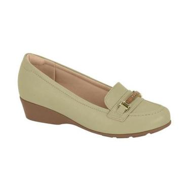 Imagem de Sapato Mocassim Anabela Modare Ultraconforto 7014287 Feminino, Verde, 