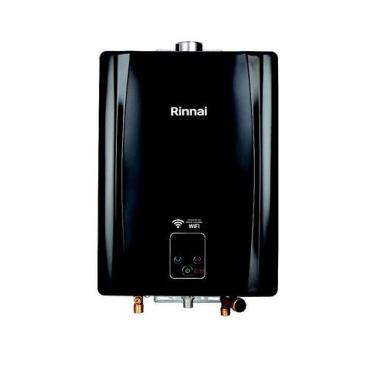 Imagem de Aquecedor de Agua a Gás Eletrônico 21L E211 Rinnai GN Preto