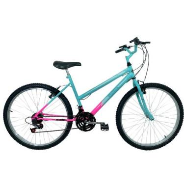 Imagem de Bicicleta Passeio 18 Marchas Aro 26 Feminina Tifany / Rosa - SAMY