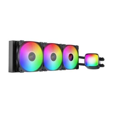 Imagem de Water cooler geometric future eskimo pro 36 argb 360mm amd/intel preto