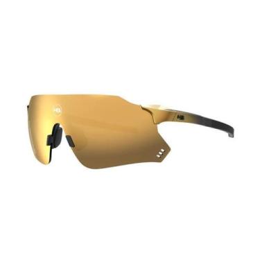 Imagem de Óculos Ciclismo HB Quad X 2.0 M Grad Black Gold Chrome