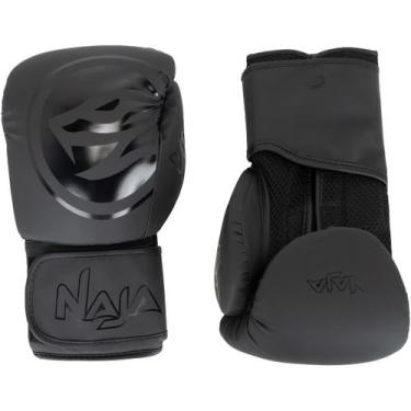 Imagem de Luvas de Boxe Muay Thai Naja Viper Tamanho:14Cor:Preto, 14, Preto