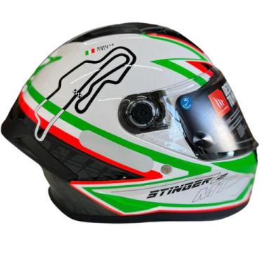 Imagem de Capacete Fechado Mt Stinger 2 Grand Prix A0 Italia Mugello - Mt Helmet