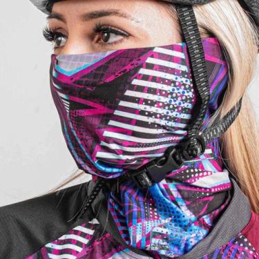 Imagem de Bandana poker tubular rosto/pescoco, Roxo, Azl, UNICO