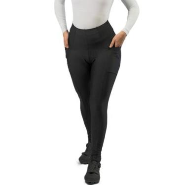 Imagem de Calça de ciclismo feminina Free Force Basic com 3 bolsos, Preto, P