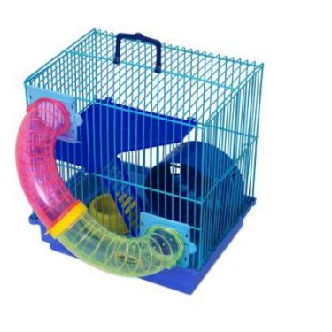 Imagem de Gaiolas Hamster Russo Chines Roboroviski  2 andares c/ tubo - OSTENTA 