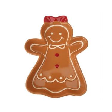 Imagem de Petisqueira gingerbread marrom ceramica 2cm cromus