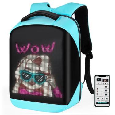 Imagem de Mochila Gelrova LED City Series de 17 polegadas com tela colorida