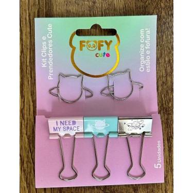 Imagem de Kit de clips e prendedores cute fofy - organização criativa