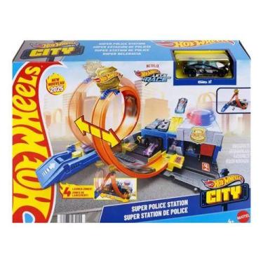 Imagem de Pista Hot Wheels City Super Delegacia Polícia - Mattel Jbm71