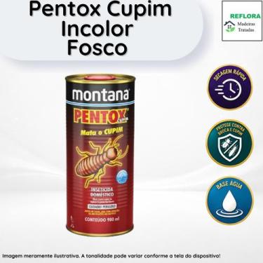 Imagem de Pentox Cupim Mata Cupins Brocas e Formigas Base Agua 900ml Montana Mad