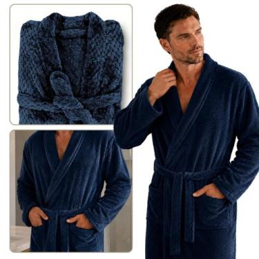 Imagem de Roupão Adulto Masculino Microfibra Flannel Hobby Frio Pollo - Appel Ho
