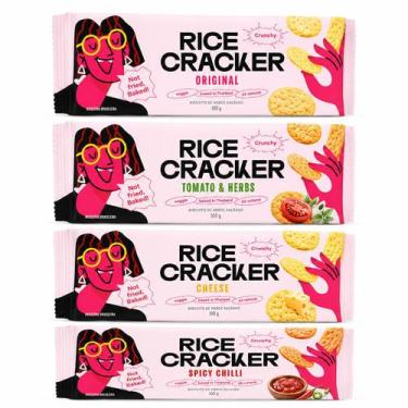Imagem de Combo 4 uni. biscoito arroz rice cracker barbecue 100g - THE DELI SECR