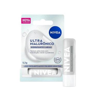 Imagem de HIDRATANTE LABIAL NIVEA ULTRA HIALURÔNICO 5,2G - Hidratação Profunda e