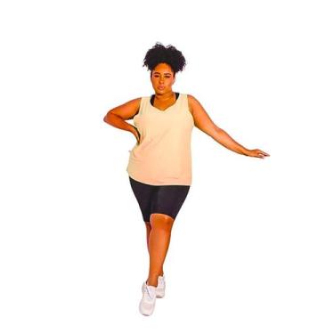 Imagem de Regata Plus Size em Microfibra G1 G2 G3 PINA, G2, Laranja