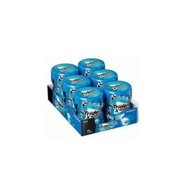 Imagem de Trident X Senses Hortelã Peppermint contendo 6 potes de 54g cada