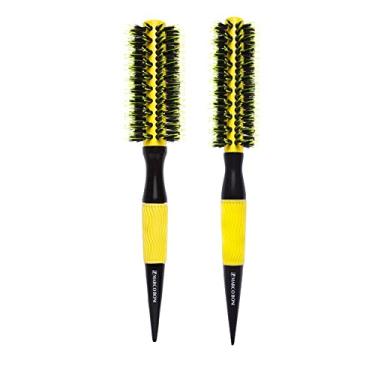 Imagem de KIT 2 ESCOVAS TERMICAS CERAMICA YELLOW P/M MARCO BONI