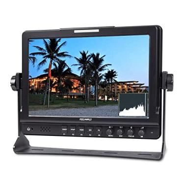 Imagem de Feelworld FW1018SPV1 10,1" 4K IPS 1920x1200 3G-SDI HDMI câmera superior monitor com pico, histograma, cores falsas, exposição