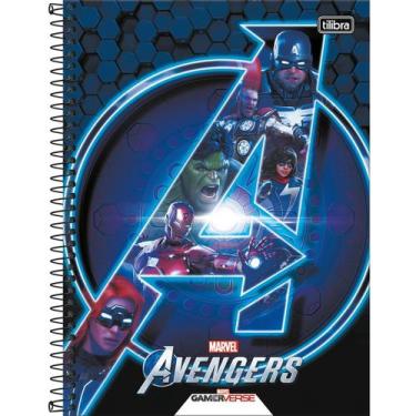 Imagem de Caderno Espiral Avengers Capa Dura 1 Matéria 80 Folhas A - Tilibra