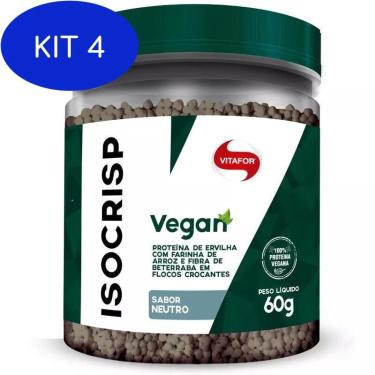 Imagem de Kit 4 Isocrisp Vegan Whey Protein Crisp 60 G - Vitafor