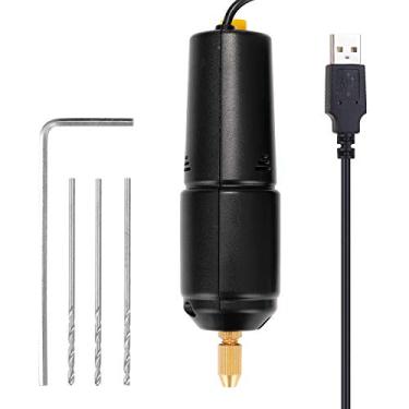 Imagem de Mini furadeira elétrica portátil,Z-U36 Mini furadeira elétrica portátil USB perfurador 5V poder ferramenta pequena de moagem para joias resina pérola faça você mesmo