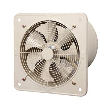 Imagem de Fã exausto 6 "8" 10 "Ventilamento redondo ventilador de ventilação de ventilação de óleo de exaustão potente com válvula de retenção Tipo de janela de ventilação de 7 lâmina, baixo ruído Ventiladores