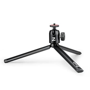 Imagem de Mini tripé de metal Zeadio + suporte de cabeça de bola, com suporte de mesa de rosca de 1/4" para Smooth4, Crane Plus, Crane2, Osmo Mobile, Ronin-S, Vimble2, estabilizador de aderência de cabo de suspensão e todas as câmeras