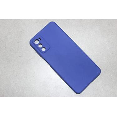 Imagem de Capa Protetora em Silicone Premium para Novo Motorola Moto G42 - Azul Escuro