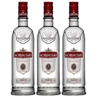 Imagem de 3X Vodka Polonesa Sobiesky 1 Litro - Ketel One