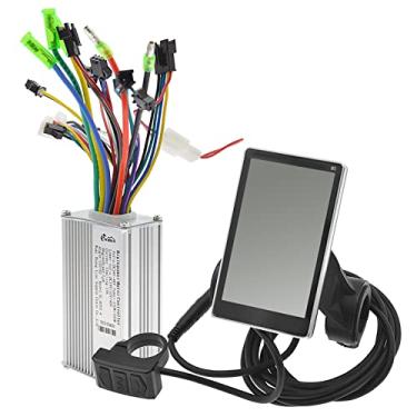 Imagem de Tingpai Controlador de motor de scooter elétrico em liga de alumínio Controlador de motor sem escova igente + Substituição de tela de instrumento LCD de scooter elétrico