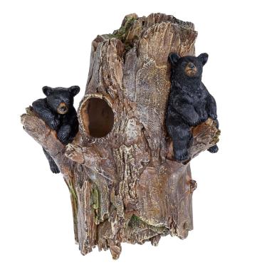 Imagem de Alimentador de Pássaro e Casa de Pássaros Pine Ridge Black Bear and Fish Bass