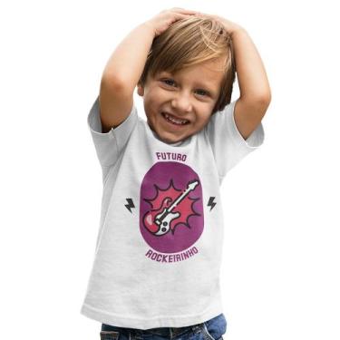 Imagem de Camiseta Infantil Menino Futuro Roqueirinho Rock And Kids - Hipsters