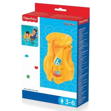 Imagem de Colete Inflável Amarelo 51X46Cm - Fisher Price