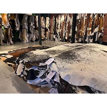 Imagem de Tapete De Couro Bovino Raro - Tapete De Couro De Boi