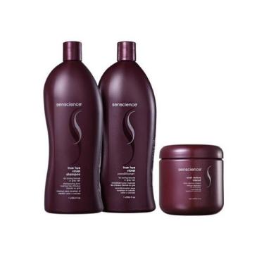 Imagem de Senscience True Hue Violet Shampoo + Condicionador 1L +  Inner Restore