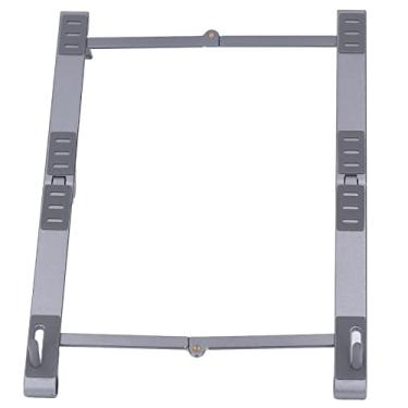 Imagem de Suporte dobrável para laptop, suporte de mesa para laptop com ajuste de altura e design ergonômico portátil para casa (cinza)