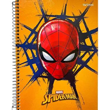 Imagem de Caderno Espiral Capa Dura 1 Matéria Spider Man - Jandaia